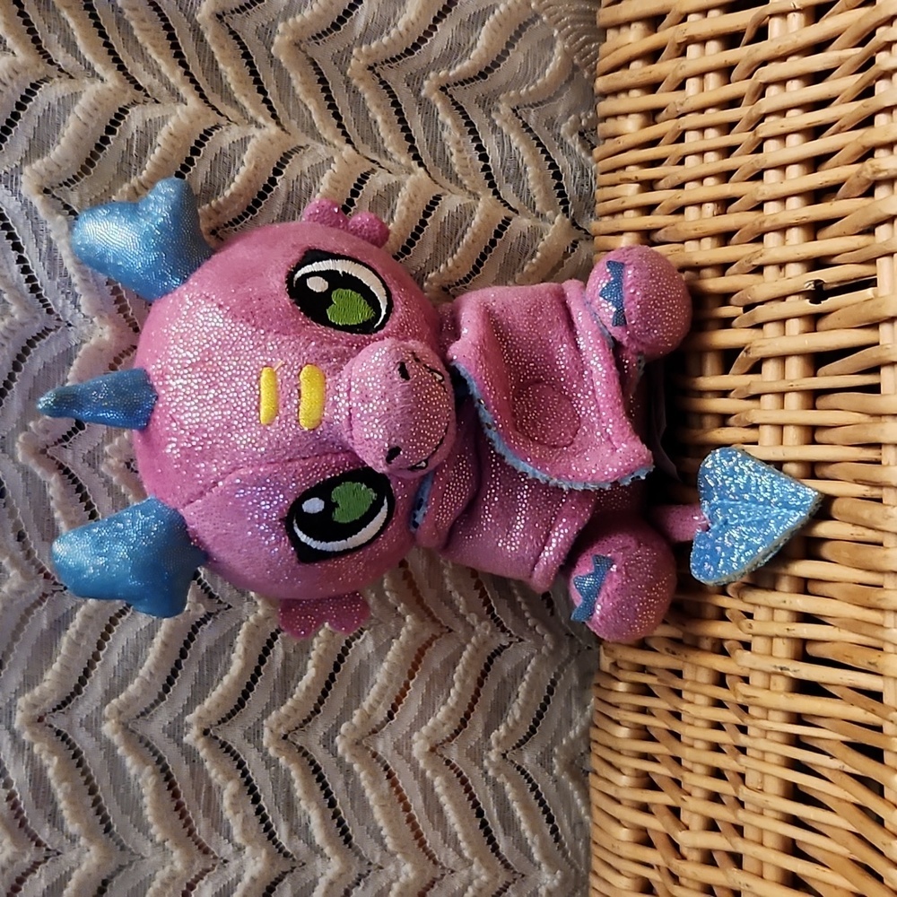 Play @ Jay Gemmy Unicorn Dinosaur Blue Surprise Gem 6" Plush
